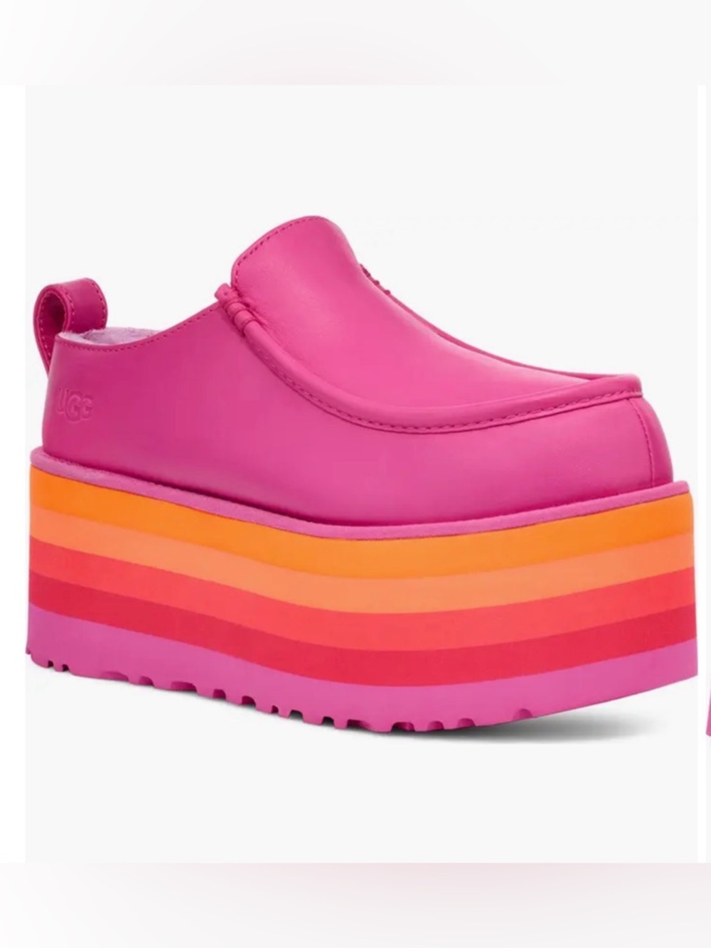 UGG URSEEN Platform Slip On Shoes NWT Size 7/8 NWT